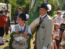 Fahnenjunker mit Taferlbuam