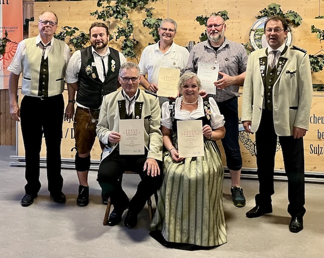 Geehrte vom Königsschießen 2026