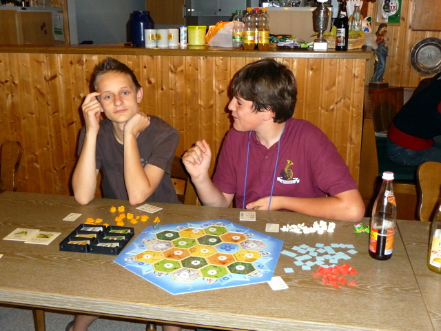 Anschließend noch ein wenig spielen, ...