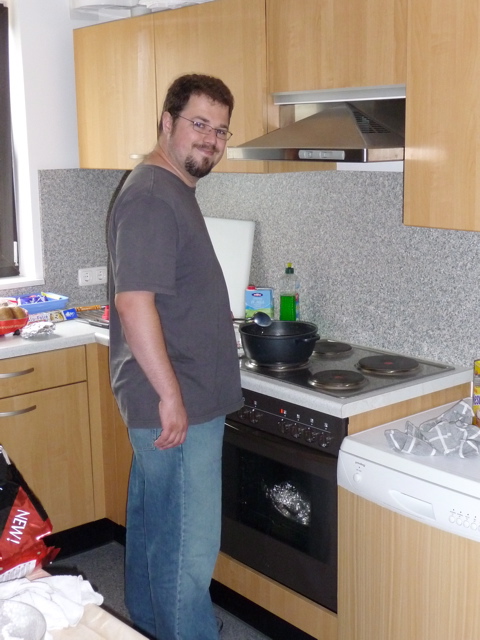 Der Küchenchef am frühen Morgn ;-)