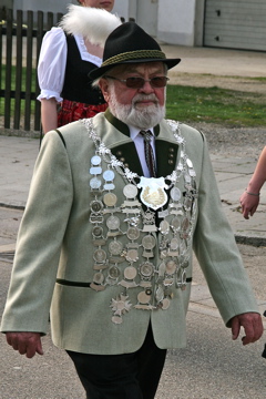 Schützenkönig Alfred Schambeck